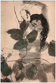 Girl and Green Vine 1993