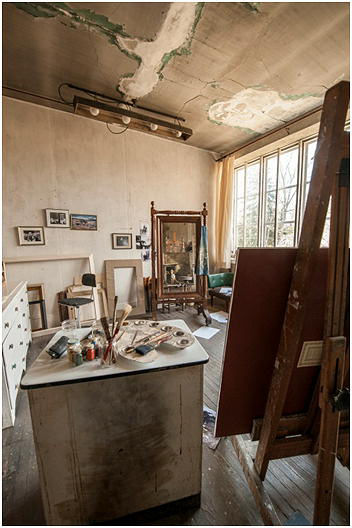 Andrew Wyeth’s studio