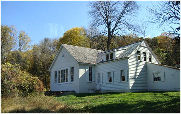 The “schoolhouse” and Andrew Wyeth’s studio in Chadds Ford